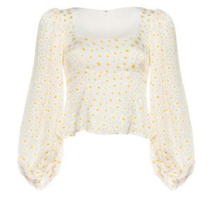 Staud floral Lana top - size 10 LIKE NEW